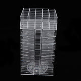 Maxbell Lipstick Organizer Lipgloss Holder Rotating Tower Acrylic Display Rack Clear