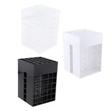 Maxbell 85 Grids Large Acrylic Makeup Organizer Holder Lipsticks Nail Polish Storage White