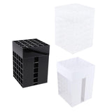 Maxbell 85 Grids Large Acrylic Makeup Organizer Holder Lipsticks Nail Polish Storage White