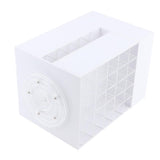 Maxbell 85 Grids Large Acrylic Makeup Organizer Holder Lipsticks Nail Polish Storage White