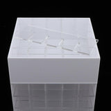 Maxbell 85 Grids Large Acrylic Makeup Organizer Holder Lipsticks Nail Polish Storage White