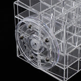 Maxbell Acrylic Rotating Lipstick Organizer Holder Spinning Lipgloss Tower Stand 65 Grids