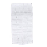 Maxbell Acrylic Rotating Lipstick Organizer Holder Spinning Lipgloss Tower Stand 65 Grids