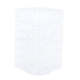 Maxbell Acrylic Rotating Lipstick Organizer Holder Spinning Lipgloss Tower Stand 65 Grids