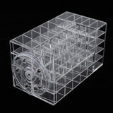 Maxbell Acrylic Rotating Lipstick Organizer Holder Spinning Lipgloss Tower Stand 65 Grids