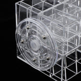 Maxbell Lipsticks Makeup Organizer 360-Degree Rotating, 40 Space Adjustable Multi-Function Lip Gloss Display,Large Capacity Fits Different Types of Cosmetics