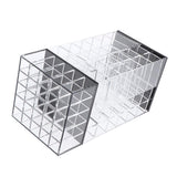 Maxbell Lipstick Organizer Lipgloss Holder Rotating Tower Acrylic Display Rack Clear Black Clear