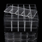 Maxbell Lipstick Organizer Lipgloss Holder Rotating Tower Acrylic Display Rack Clear Black Clear