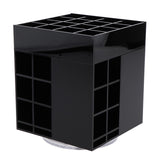 Maxbell 360 Rotating Acrylic Lipstick Tower Display Rack Lip Gloss Organizer Black