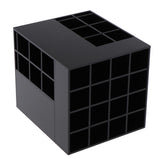 Maxbell 360 Rotating Acrylic Lipstick Tower Display Rack Lip Gloss Organizer Black