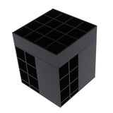 Maxbell 360 Rotating Acrylic Lipstick Tower Display Rack Lip Gloss Organizer Black