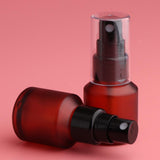 Maxbell 2x Refillable Travel Empty Glass Perfume Spray Bottle Atomiser Pump 15 ml