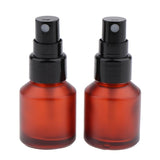 Maxbell 2x Refillable Travel Empty Glass Perfume Spray Bottle Atomiser Pump 15 ml