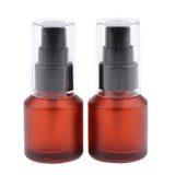 Maxbell 2x Refillable Travel Empty Glass Perfume Spray Bottle Atomiser Pump 15 ml