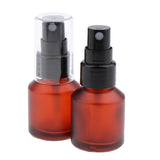 Maxbell 2x Refillable Travel Empty Glass Perfume Spray Bottle Atomiser Pump 15 ml