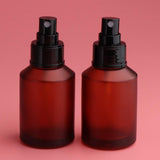 Maxbell 2x Refillable Travel Empty Glass Perfume Spray Bottle Atomiser Pump 60 ml