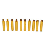 50Pcs/lot Mini Amber Glass Essential Oils Bottles Vials Small Containers 2mL