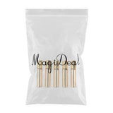 5x 10mL Empty Roller Bottles w/ Steel Ball for Essential Perfume Oils Gold