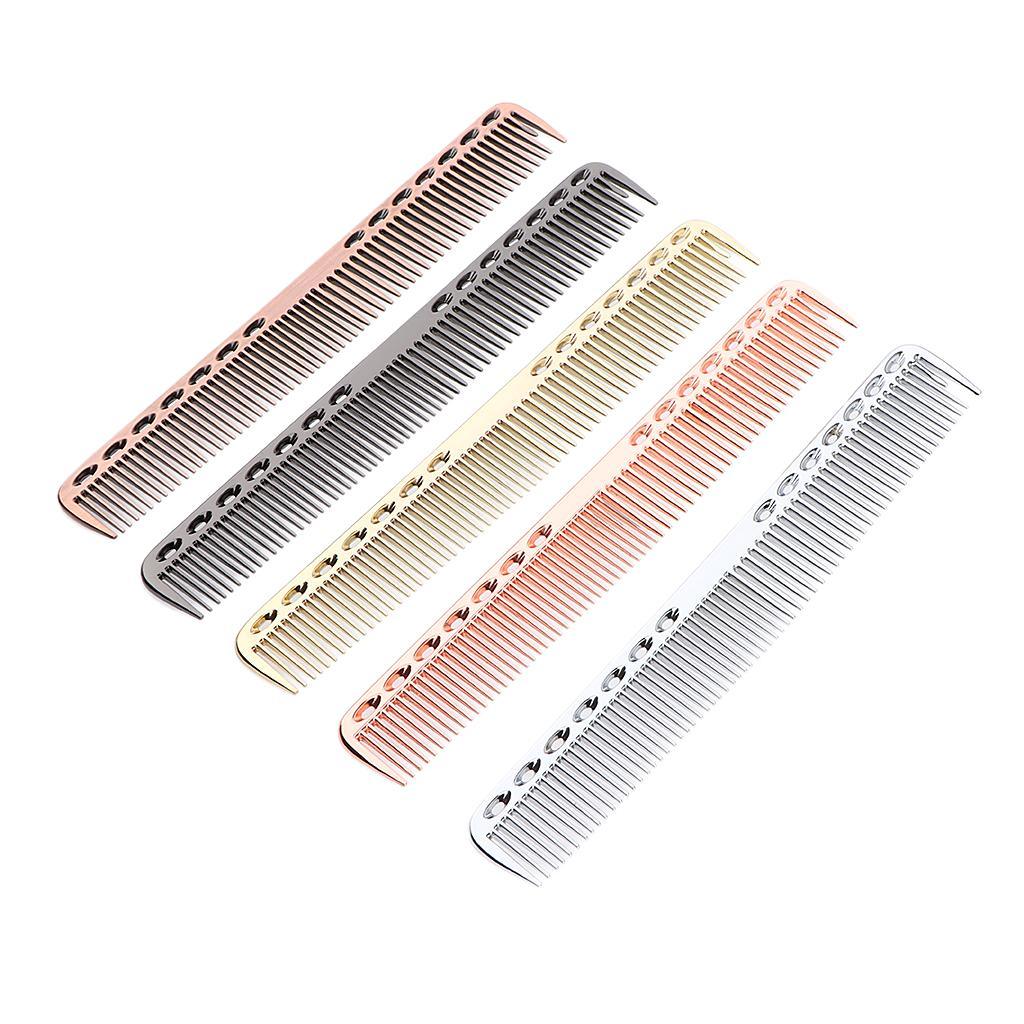 Maxbell Men's Oily Hair Pick Comb Hairdressing Styling Cutting Combs Rose Pink - Aladdin Shoppers