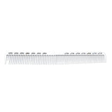 Maxbell Men's Oily Hair Pick Comb Hairdressing Styling Cutting Combs Shimmer Silver - Aladdin Shoppers