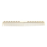 Maxbell Men's Oily Hair Pick Comb Hairdressing Styling Cutting Combs Luxury Golden