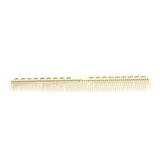 21.5cm 8.46 Pro Salon Hairdressing Aluminum Comb Anti Static Shinny Gold