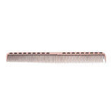 Maxbell 21.5cm 8.46 Pro Salon Hairdressing Aluminum Comb Anti Static Rose Gold" - Aladdin Shoppers
