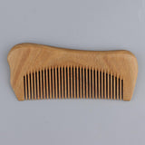 Maxbell Wide Tooth Natural Wooden Hair Comb Anti-static Massage Detangler Comb Character