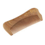 Maxbell Wide Tooth Natural Wooden Hair Comb Anti-static Massage Detangler Comb Character