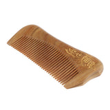 Maxbell Wide Tooth Natural Wooden Hair Comb Anti-static Massage Detangler Comb Character