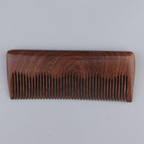 Maxbell 5" Premium Hand Made Wide Teeth Wood Comb Pocket Hair Brush Coarse Men Gift Plants