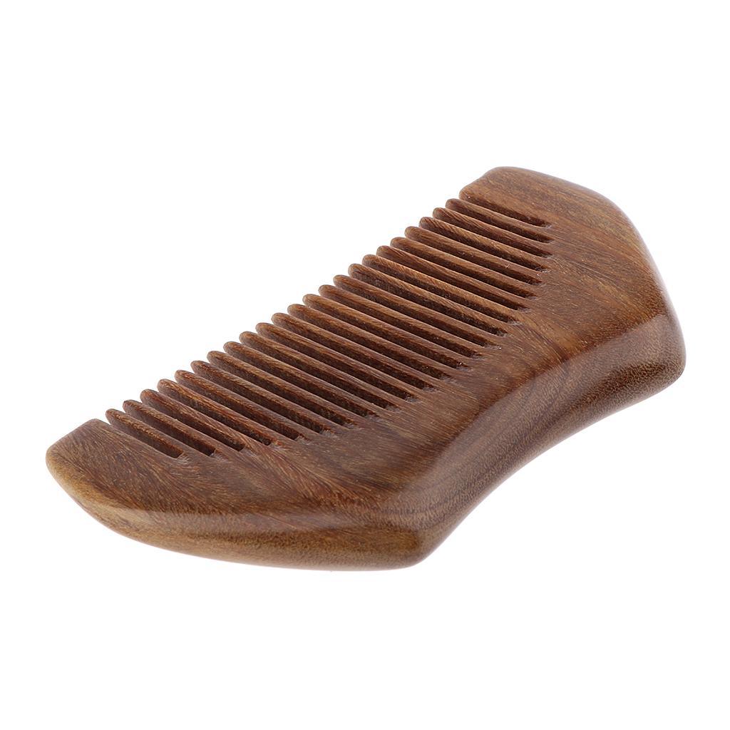 Maxbell Handmade Polishing Natural Sandalwood Comb Scalp Massage Brush Detangle Comb - Aladdin Shoppers