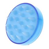 Maxbell Silicone Shower Shampoo Body Wash Dandruff Brush Hair Scalp Massager Clear blue