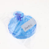 Maxbell Silicone Shower Shampoo Body Wash Dandruff Brush Hair Scalp Massager Clear blue