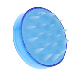 Maxbell Silicone Shower Shampoo Body Wash Dandruff Brush Hair Scalp Massager Clear blue