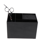 6 Compartment Salon Scissors Holder Shears Comb Clips Organizer Holder Case Black