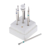 Maxbell 7Pcs Cuticle Clean Nail Files Drill Bit Set Manicure Electric Rotatory Burrs