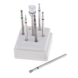 Maxbell 7Pcs Cuticle Clean Nail Files Drill Bit Set Manicure Electric Rotatory Burrs