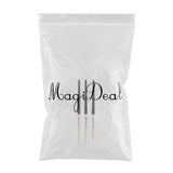 Maxbell 3Pcs Pro Nail Art Brush Set Painting Pen for False Nail UV Gel Polish Black