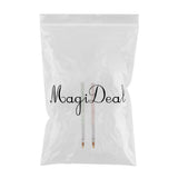 Maxbell 2Pcs Pro Nail Art Acrylic Brushes Set Dotting Painting Pens Manicure Tools
