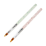 Maxbell 2Pcs Pro Nail Art Acrylic Brushes Set Dotting Painting Pens Manicure Tools