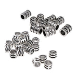 Maxbell Dreadlock Hair Beads Hair Braid Rings Cuff Clips Hair Decoration Jewelry LQ420-3--20pcs