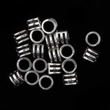 Maxbell Dreadlock Hair Beads Hair Braid Rings Cuff Clips Hair Decoration Jewelry LQ420-3--20pcs