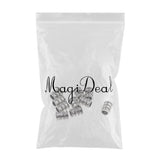 Maxbell Dreadlock Hair Beads Hair Braid Rings Cuff Clips Hair Decoration Jewelry LQ420-1--10pcs