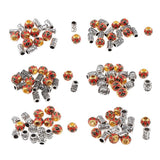 Maxbell 18x Alloy Spacer Beads Hair Braiding Jewelry Making DIY Necklace Pendants 01