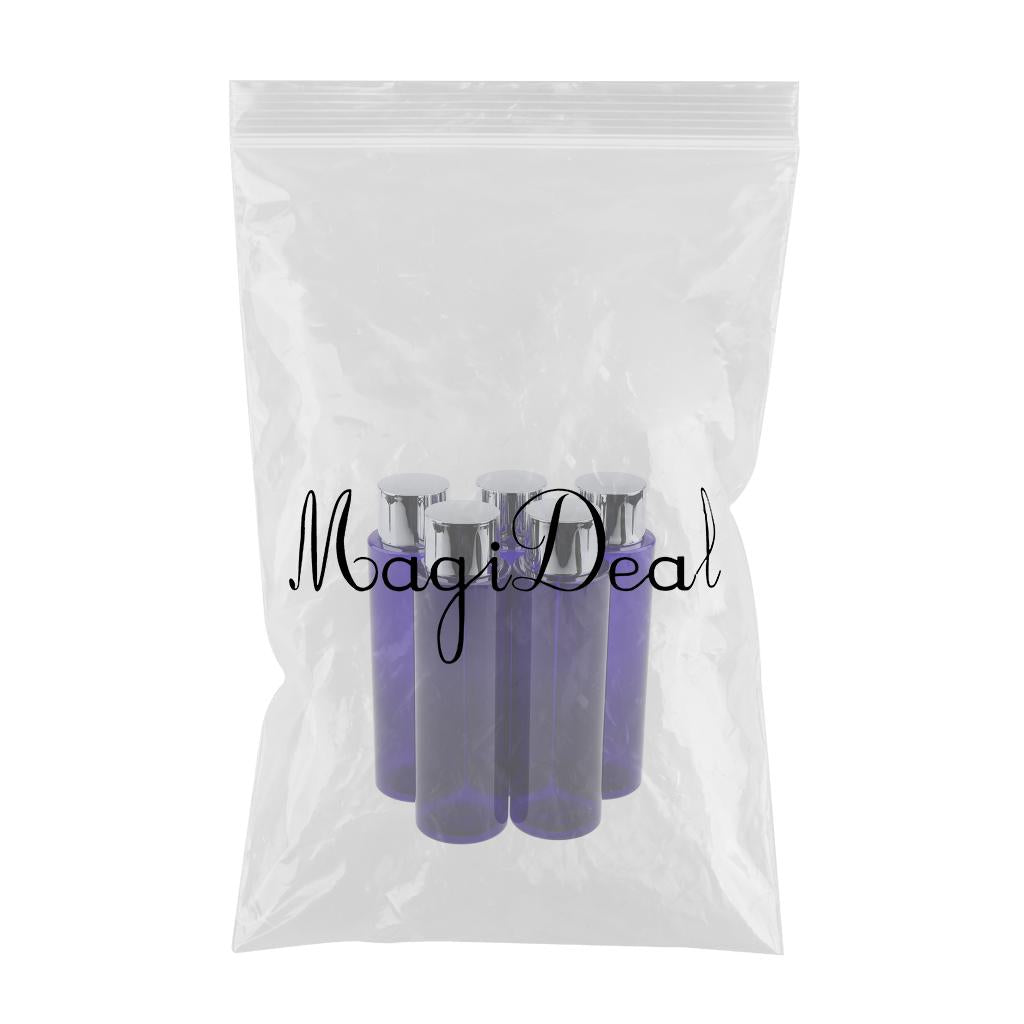 5pcs Empty Refillable Makeup Lotion Essential Oil Bottles Liquid Contaiers 250ML