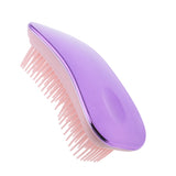 Maxbell Portable Women Detangling Hair Brush Anti-static Scalp Massage Travel Comb Purple