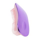 Maxbell Portable Women Detangling Hair Brush Anti-static Scalp Massage Travel Comb Purple