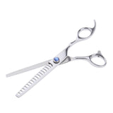 Maxbell 4pcs Stainless Steel Thin Hair Scissors Cutting Shears Barber Tools Silver Shimmer