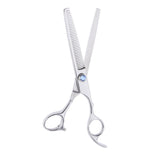 Maxbell 4pcs Stainless Steel Thin Hair Scissors Cutting Shears Barber Tools Silver Shimmer